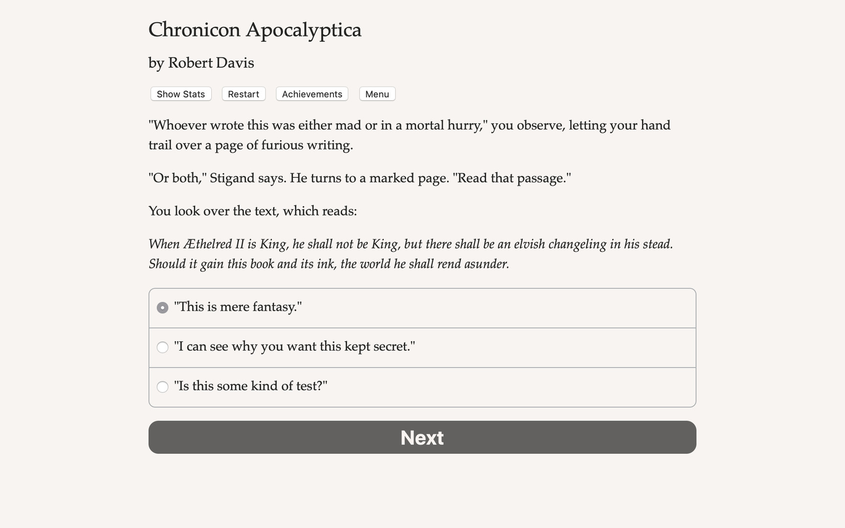 Chronicon Apocalyptica official in-game screenshot 1