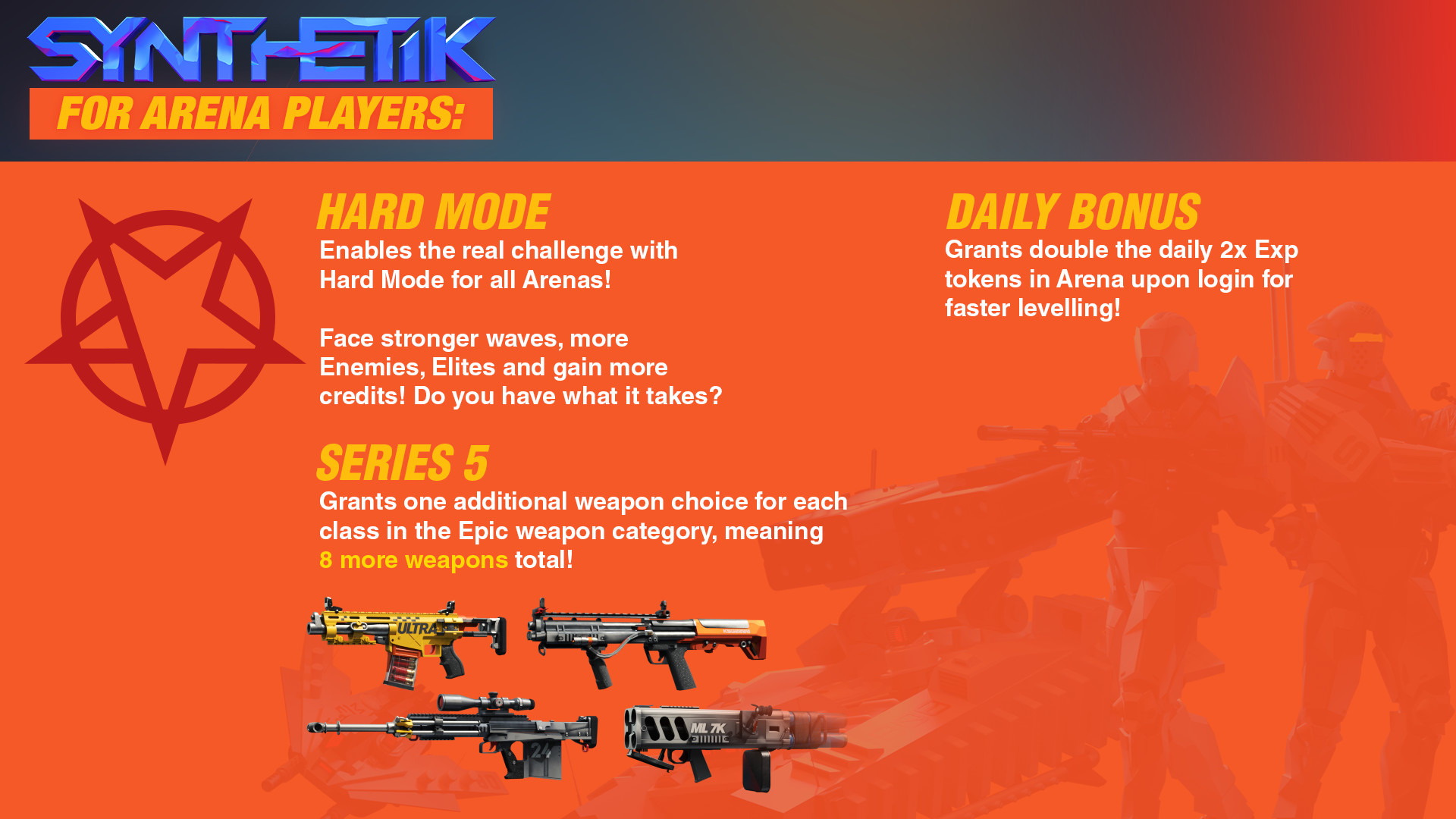 SYNTHETIK: Arena Premium Upgrade official in-game screenshot 1