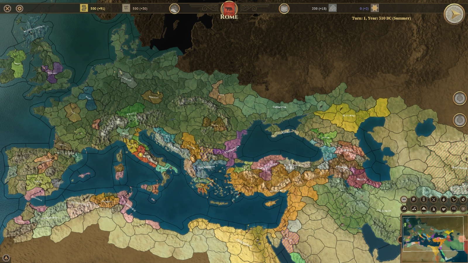 Field of Glory: Empires official in-game screenshot 1