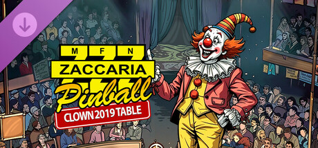 Zaccaria Pinball - Clown 2019 Table cover artwork