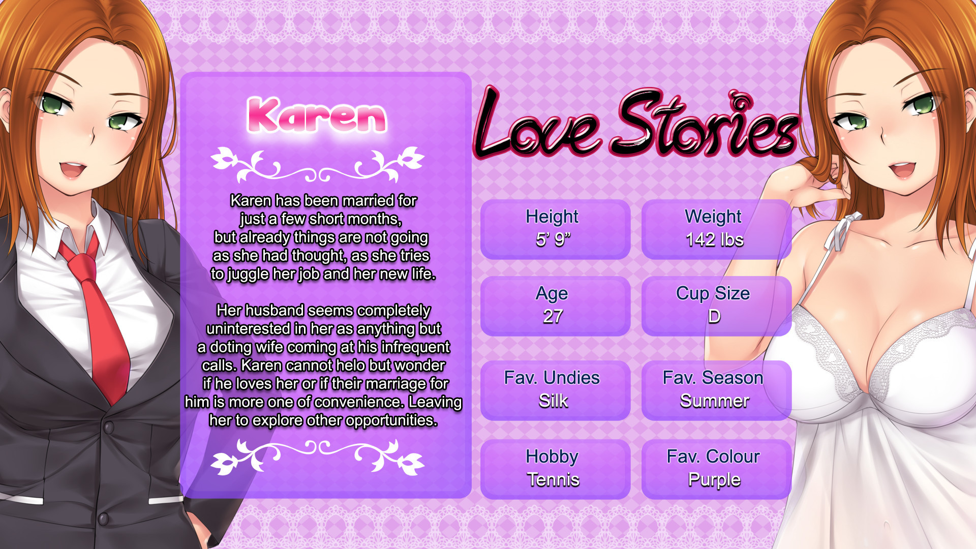 Negligee: Love Stories (c) - Wallpapers official in-game screenshot 1