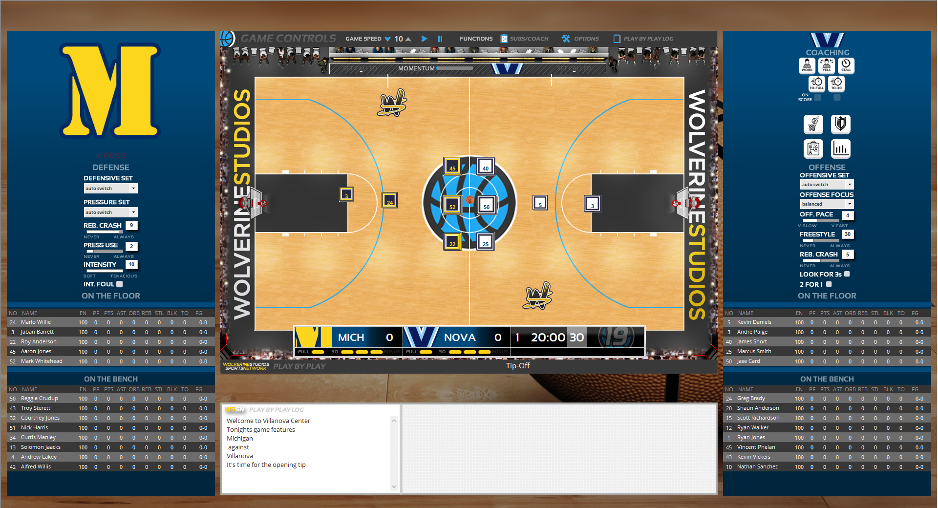 Draft Day Sports: College Basketball 2019 official in-game screenshot 1