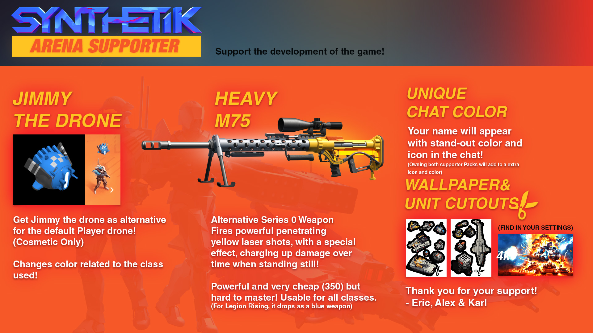 SYNTHETIK: Arena Supporter Pack official in-game screenshot 1