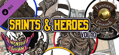 Fantasy Grounds - Saints and Heroes, Volume 10 (Token Pack) cover artwork