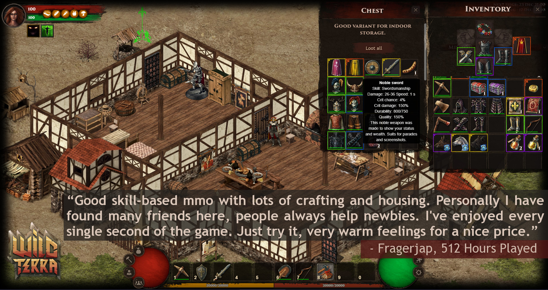 Wild Terra Online - Esquire Pack official in-game screenshot 1