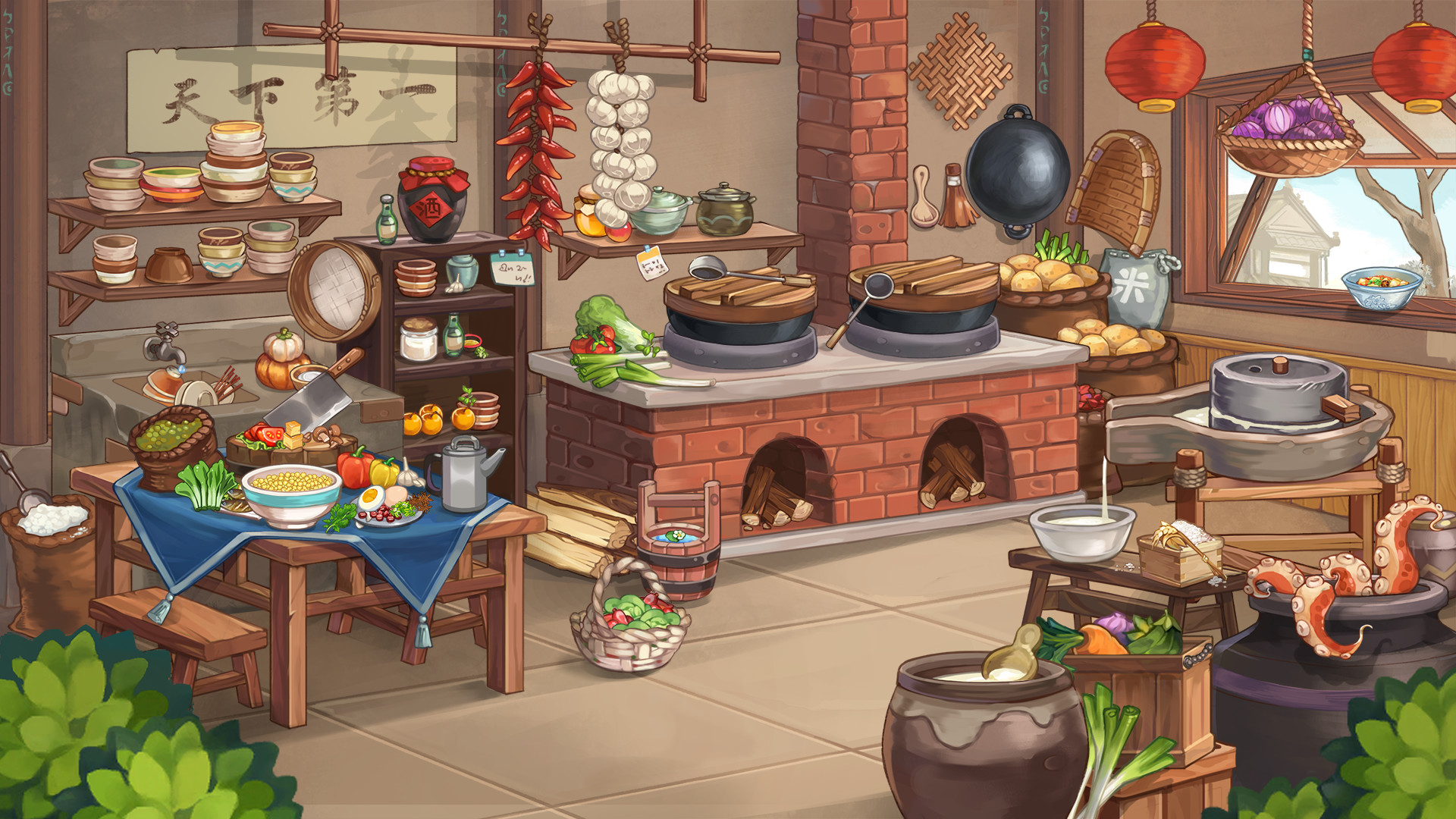 豆腐脑模拟器 Tofu Pudding Simulator official in-game screenshot 1