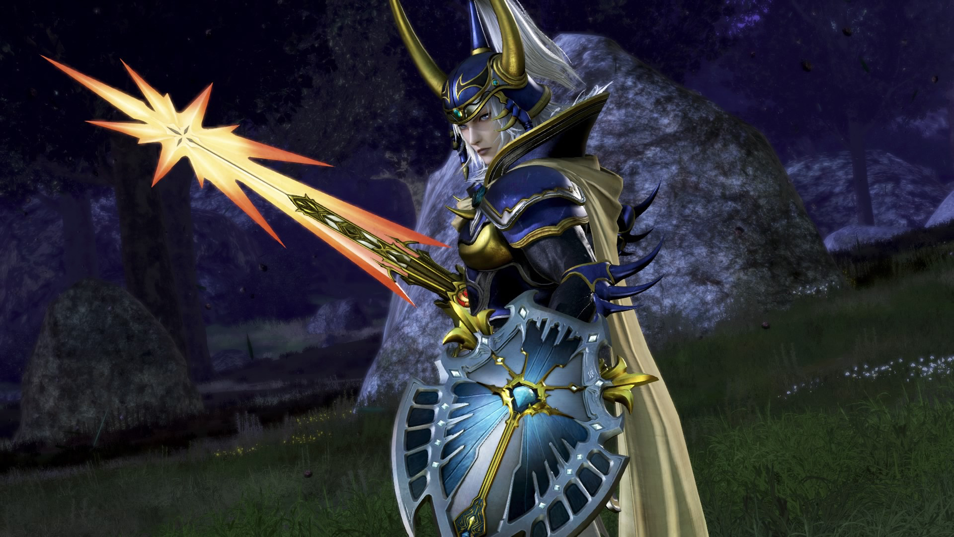 DFF NT: Sun Blade / Diamond Shield, Warrior of Light's 4th Weapon Set official in-game screenshot 1