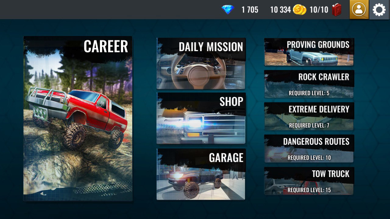 Offroad Driving Simulator 4x4 official in-game screenshot 1