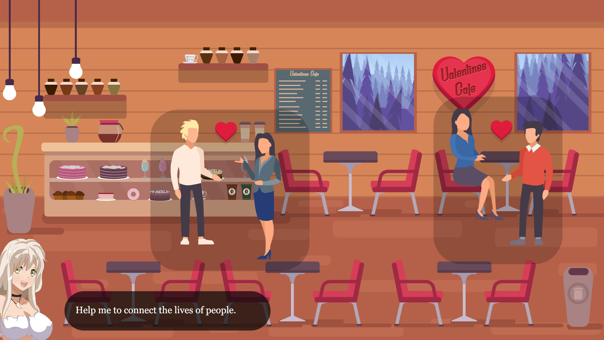 Valentines Cafe official in-game screenshot 1