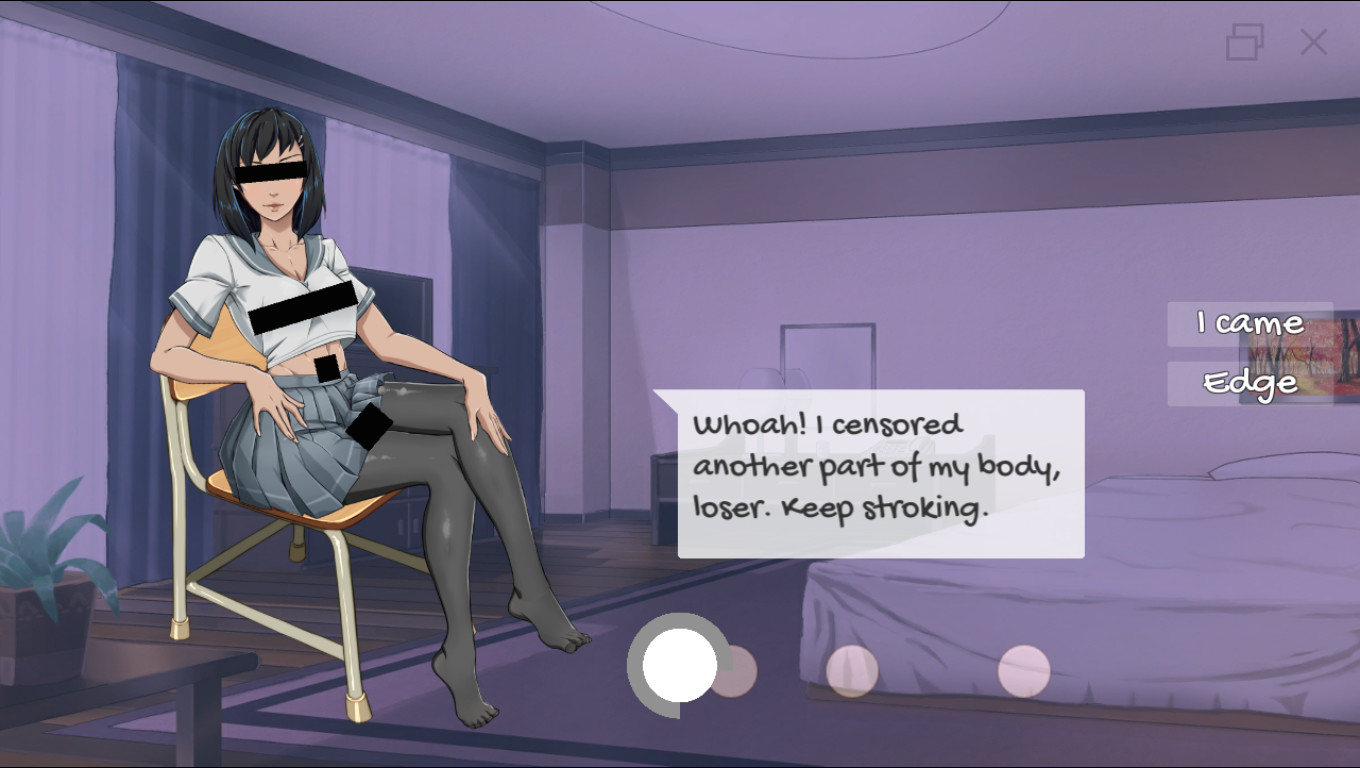 Femdom Waifu: Censored Mode official in-game screenshot 1