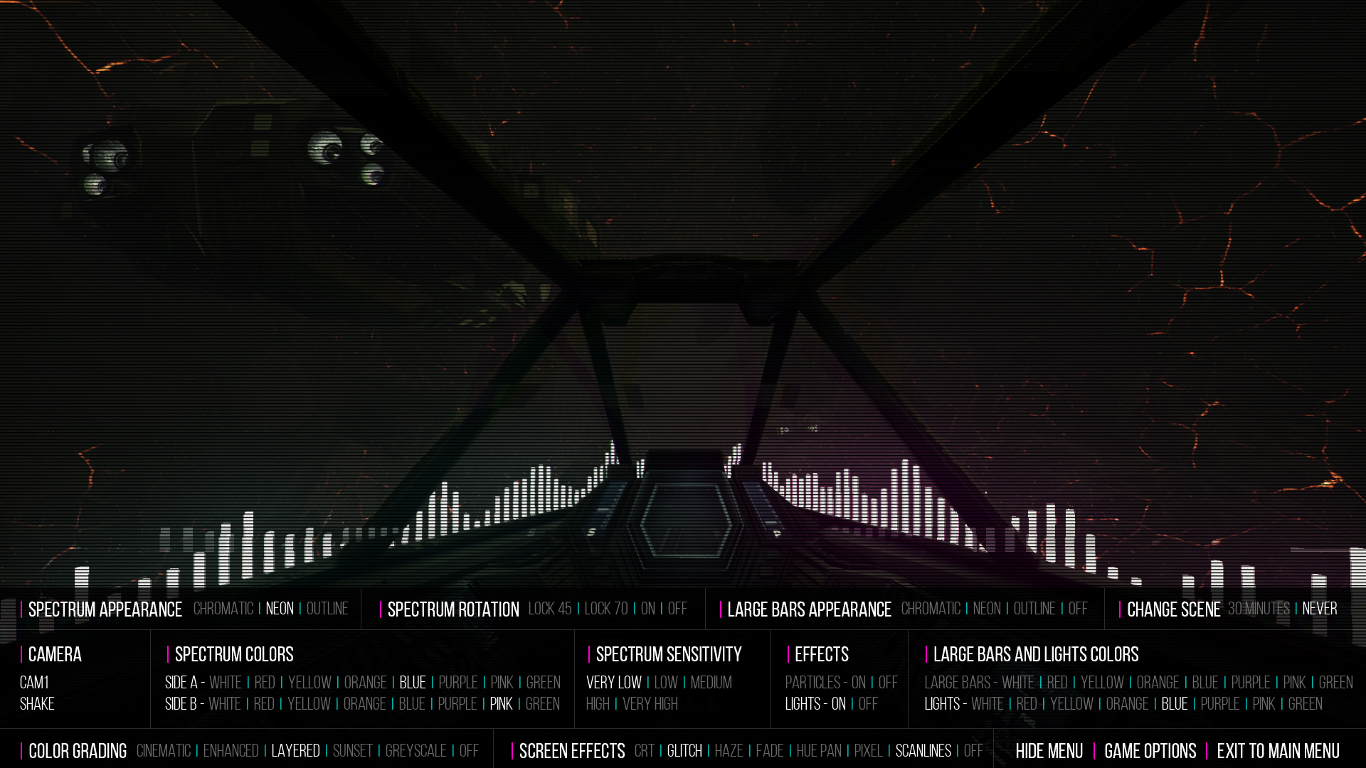 Overture Music Visualization official in-game screenshot 1