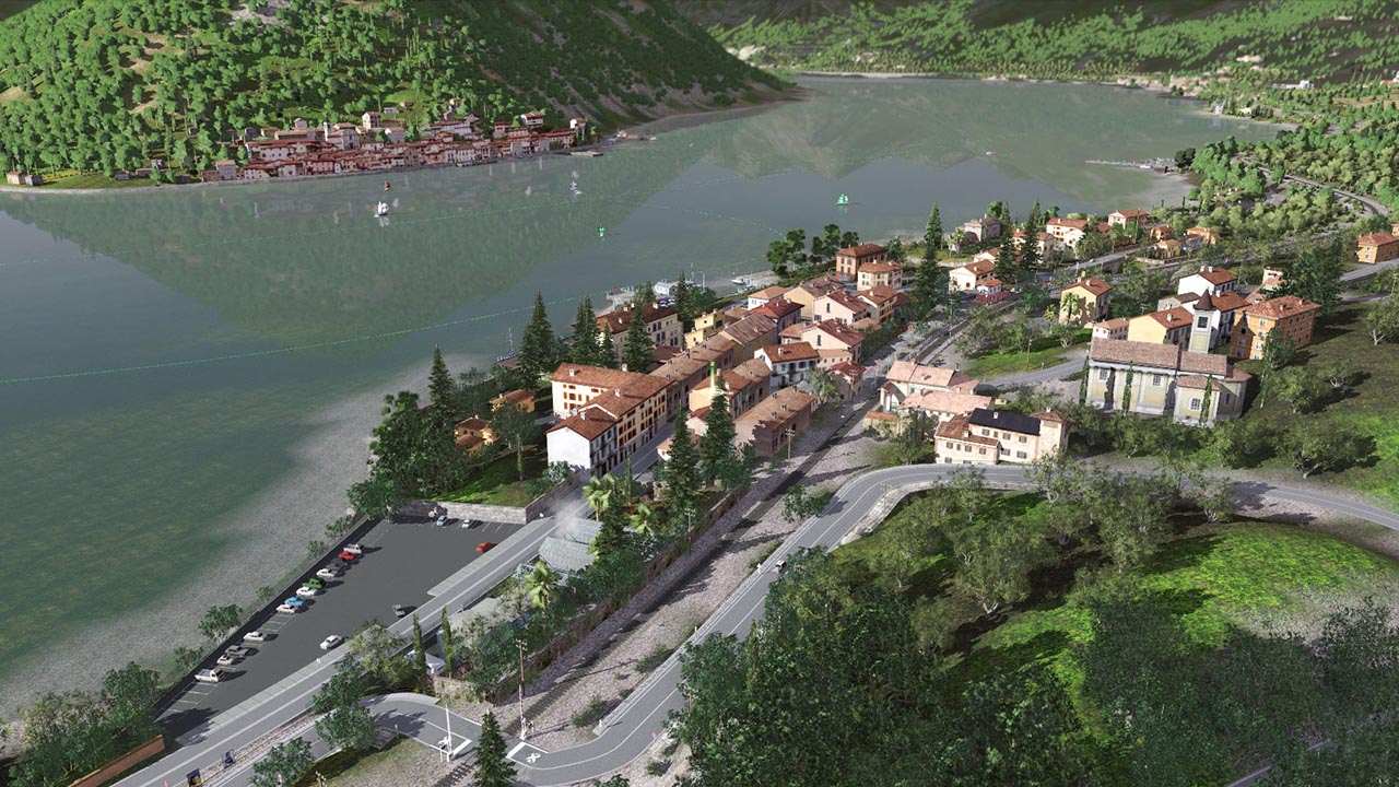 Trainz 2019 DLC: Sebino Lake, Italy official in-game screenshot 1