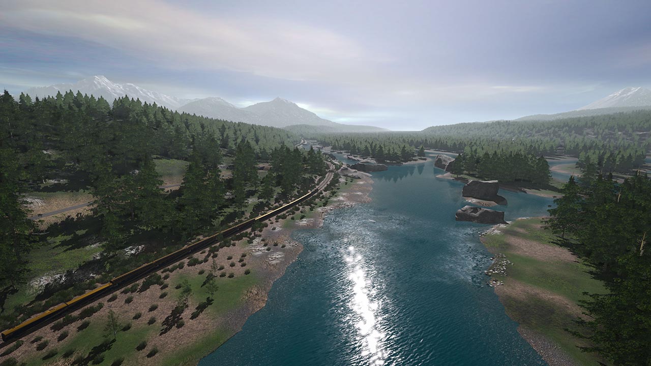 Trainz 2019 DLC: Canadian Rocky Mountains - Golden, BC official in-game screenshot 1