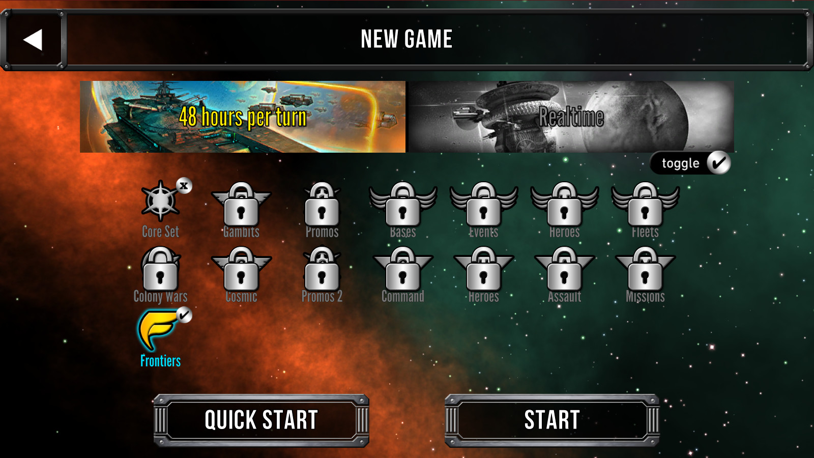 Star Realms - Frontiers official in-game screenshot 1