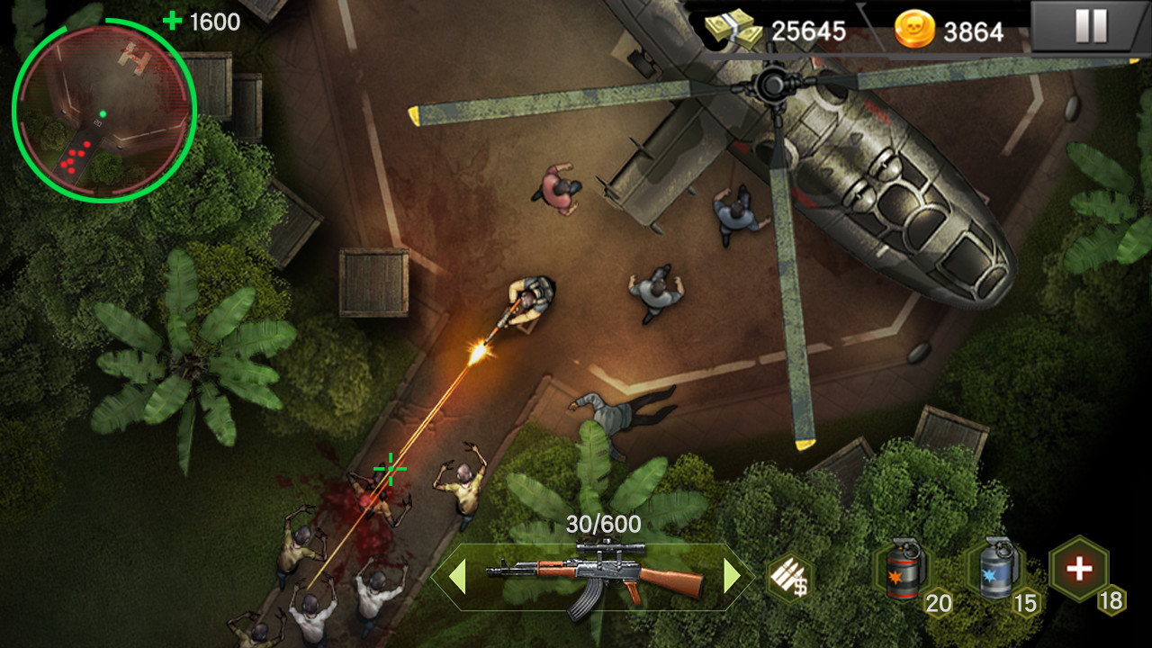 Zombie Shooter: Ares Virus official in-game screenshot 1