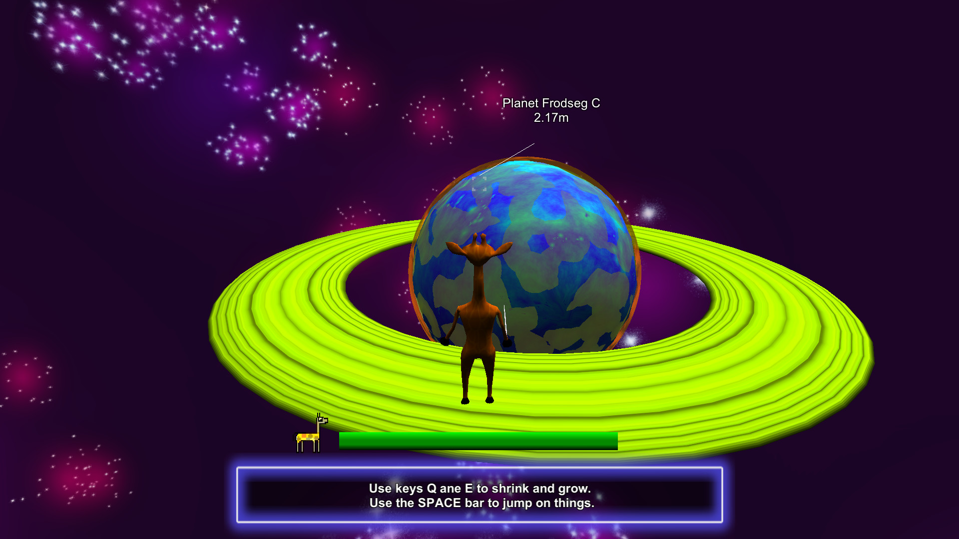The Amazing Shrinking Giraffe official in-game screenshot 1