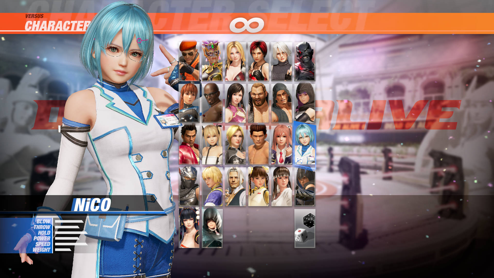 DOA6 Character: NiCO official in-game screenshot 1