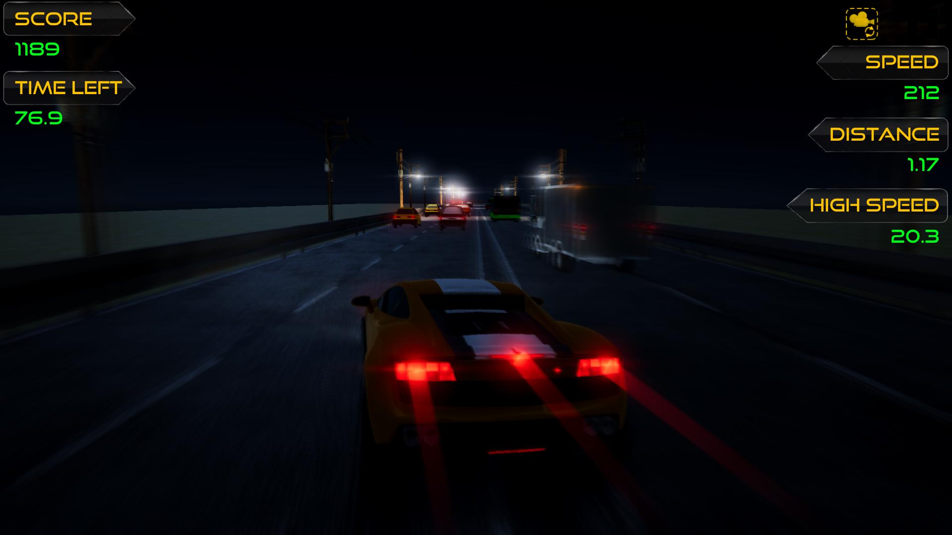Extreme Racing on Highway official in-game screenshot 1