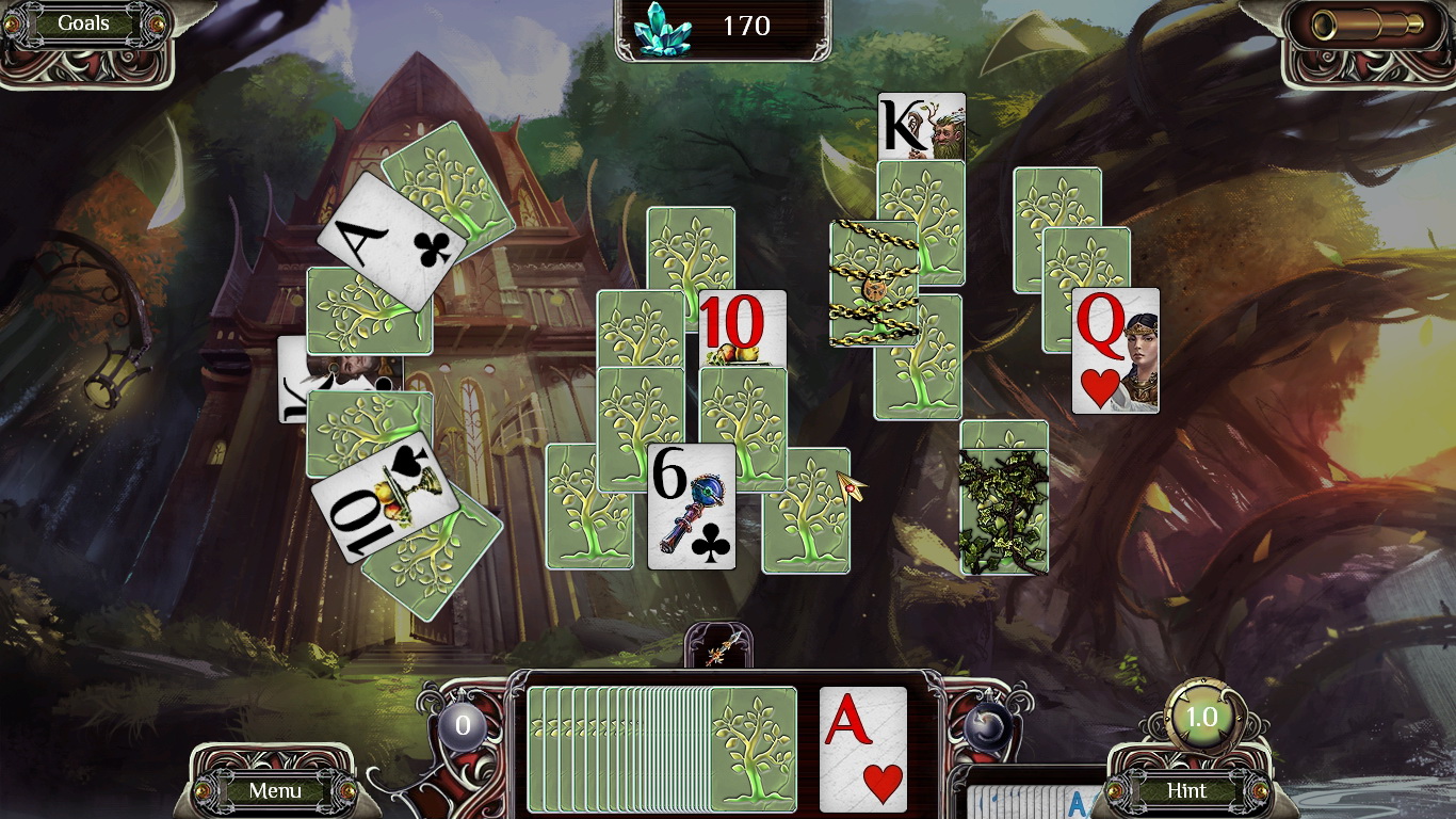 The Far Kingdoms: Sacred Grove Solitaire official in-game screenshot 1