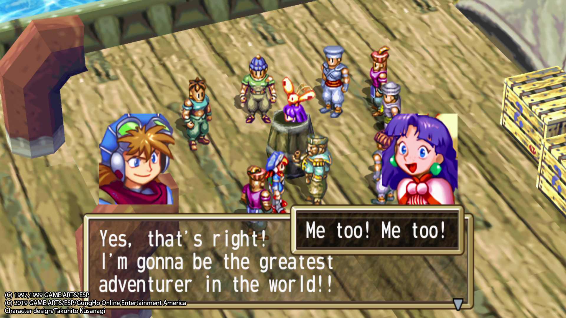 GRANDIA HD Remaster official in-game screenshot 1