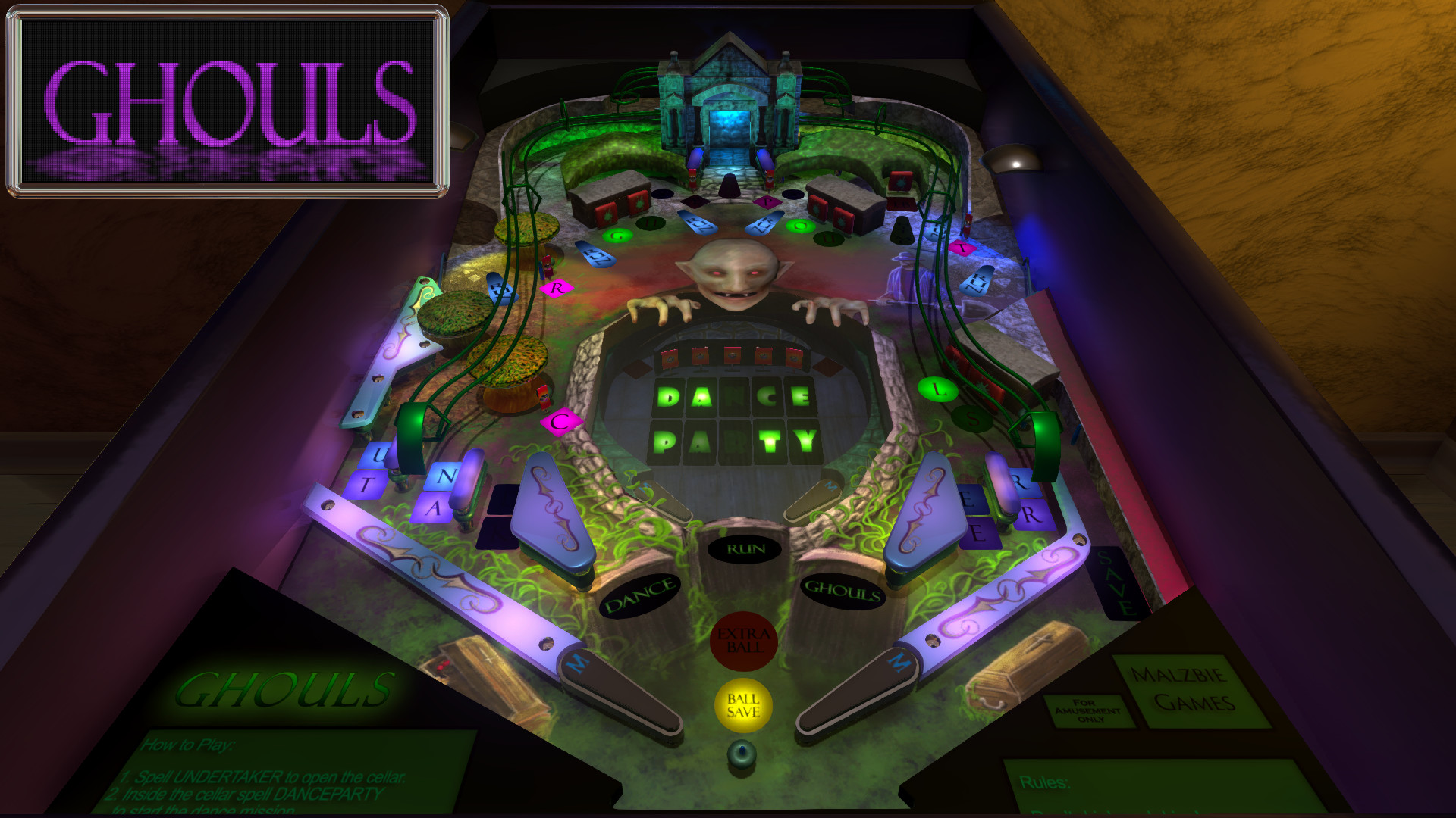 Malzbie's Pinball Collection - Ghouls official in-game screenshot 1