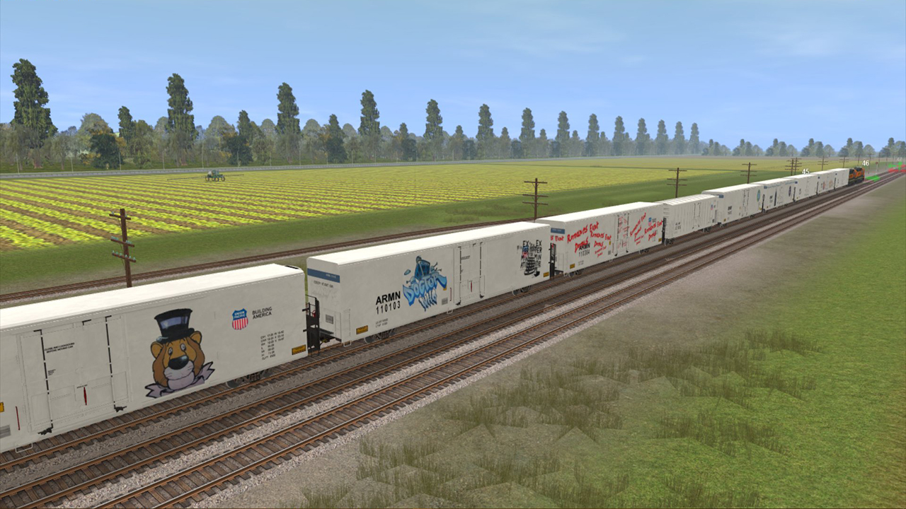 Trainz 2019 DLC: DIC-Reefer (Mechanical Refrigerator) official in-game screenshot 1