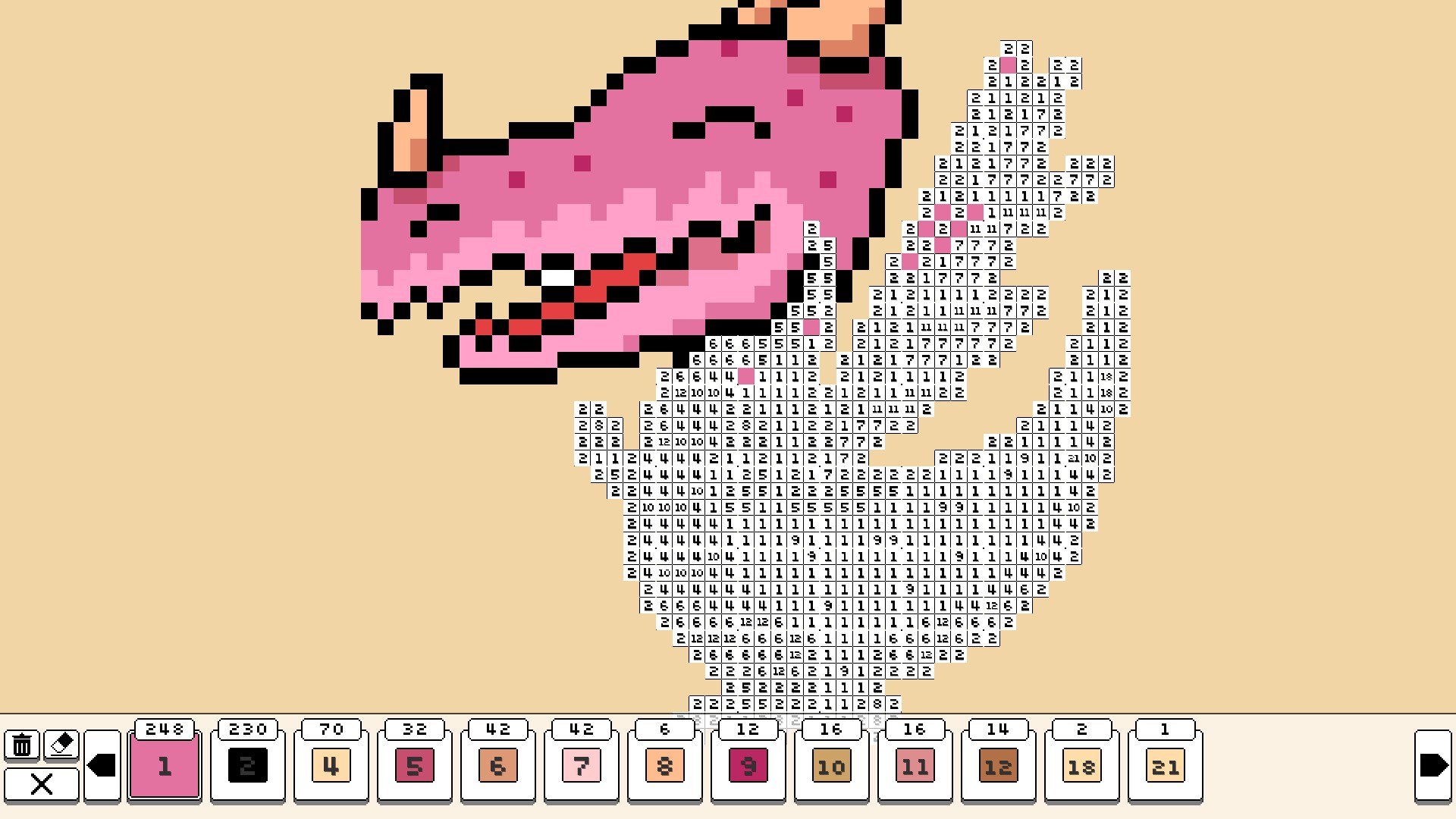 Coloring Pixels - Animals Pack official in-game screenshot 1