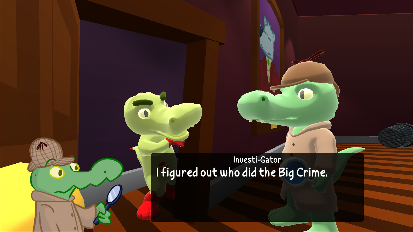 Investi-Gator: The Case of the Big Crime official in-game screenshot 1