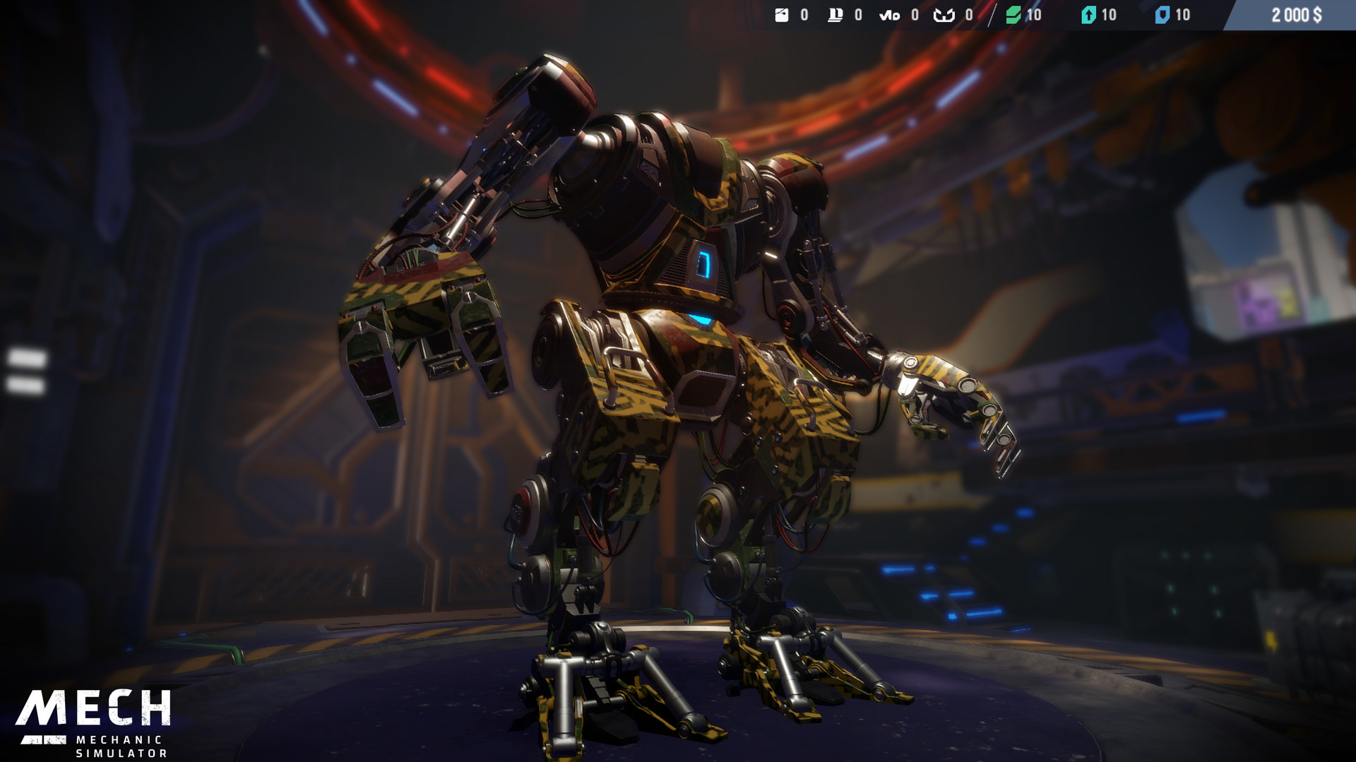 Mech Mechanic Simulator official in-game screenshot 1