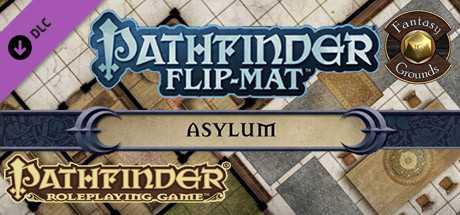 Fantasy Grounds - Pathfinder Flip-Mat: Asylum (Map Pack) cover artwork