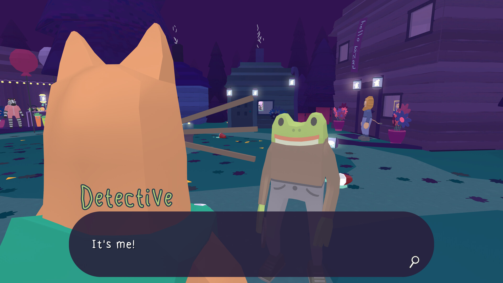 Frog Detective 2: The Case of the Invisible Wizard official in-game screenshot 1