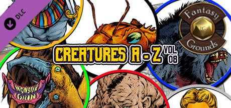Fantasy Grounds - Creatures A-Z, Volume 8 (Token Pack) cover artwork