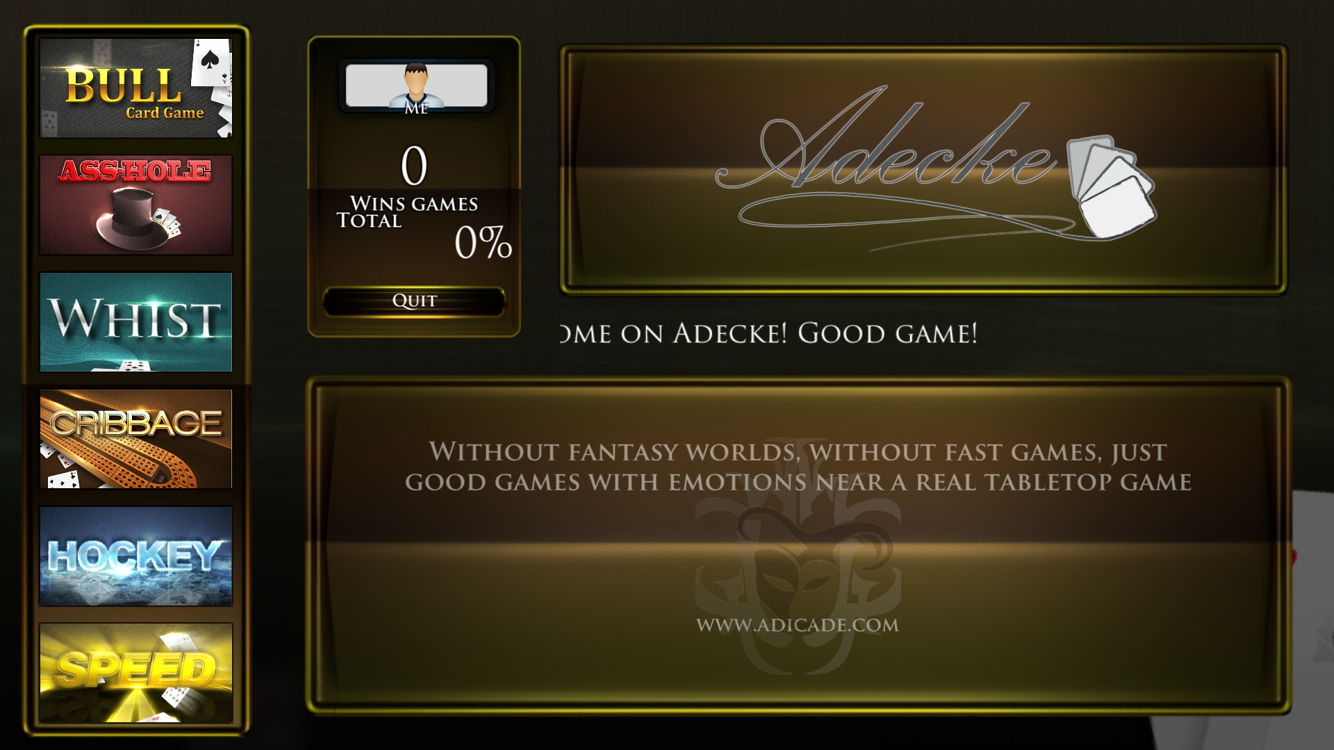 Adecke - Cards Games Deluxe official in-game screenshot 1