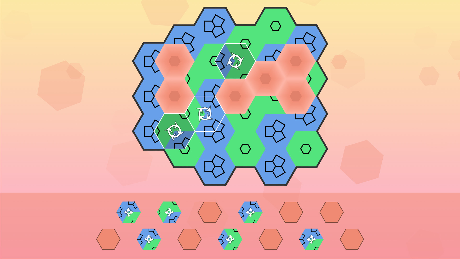 Aurora Hex - Pattern Puzzles official in-game screenshot 1