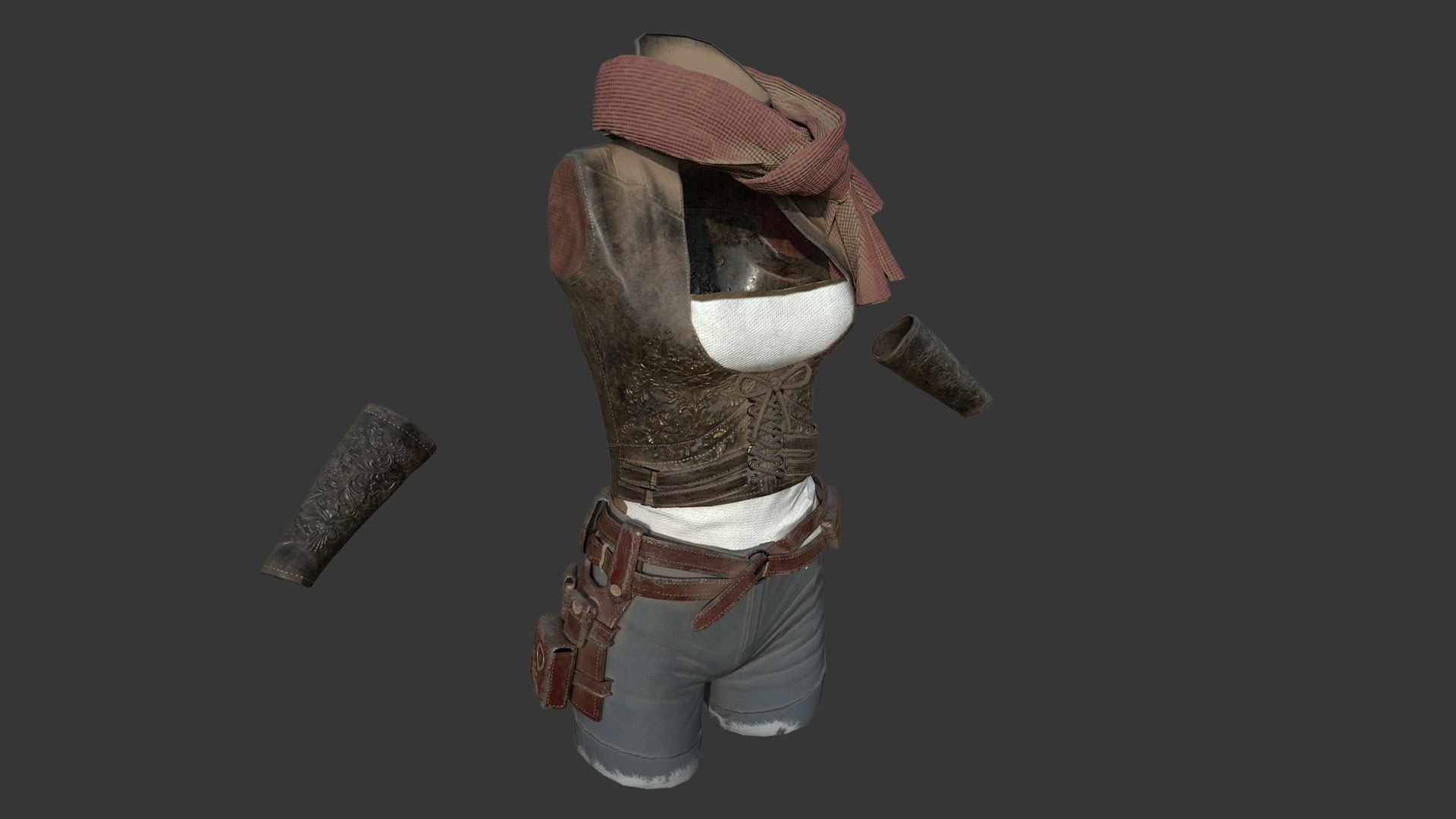 探灵笔记·古墓地宫系列:小红-探墓小队服饰 official in-game screenshot 1
