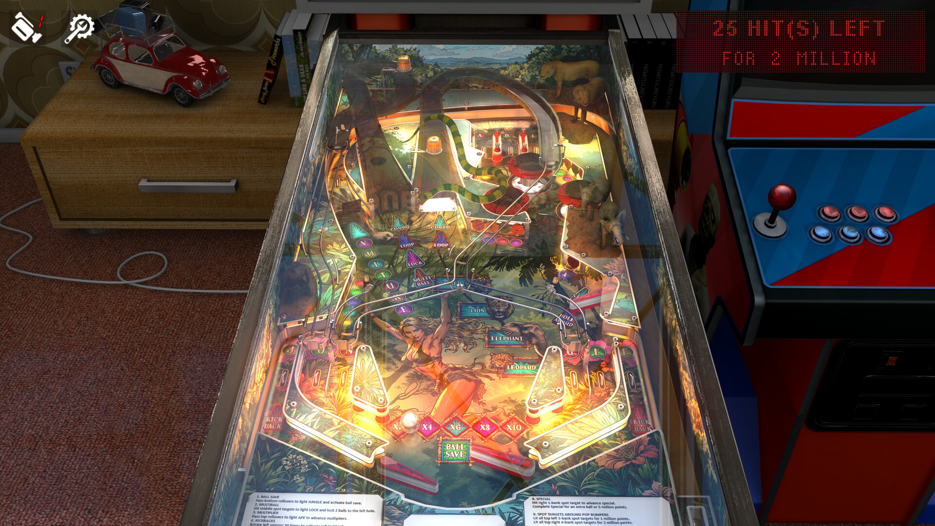 Zaccaria Pinball - Wood's Queen 2019 Table official in-game screenshot 1