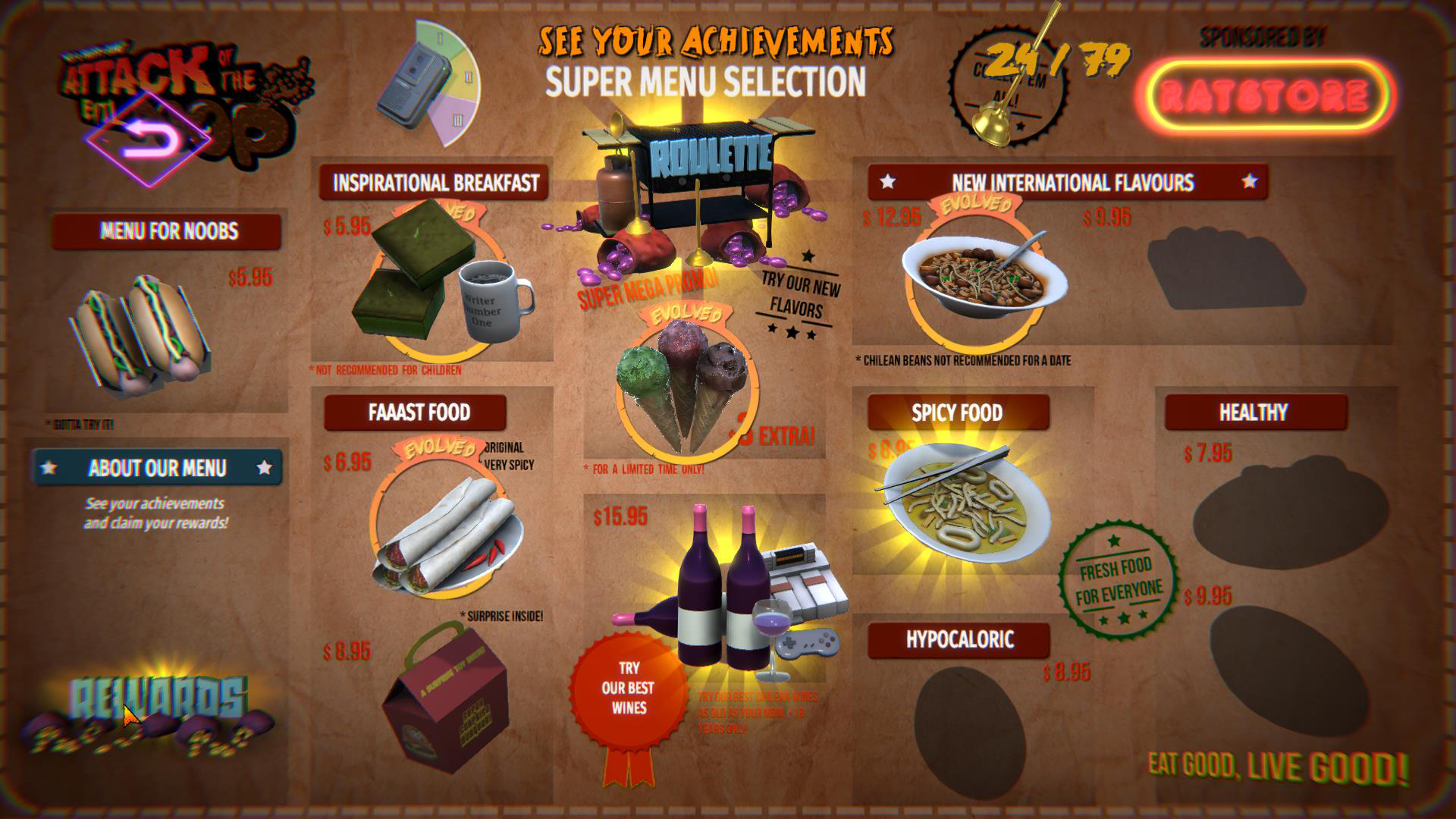 ATTACK OF THE EVIL POOP official in-game screenshot 1