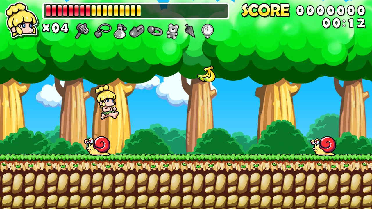 Wonder Boy Returns Remix official in-game screenshot 1