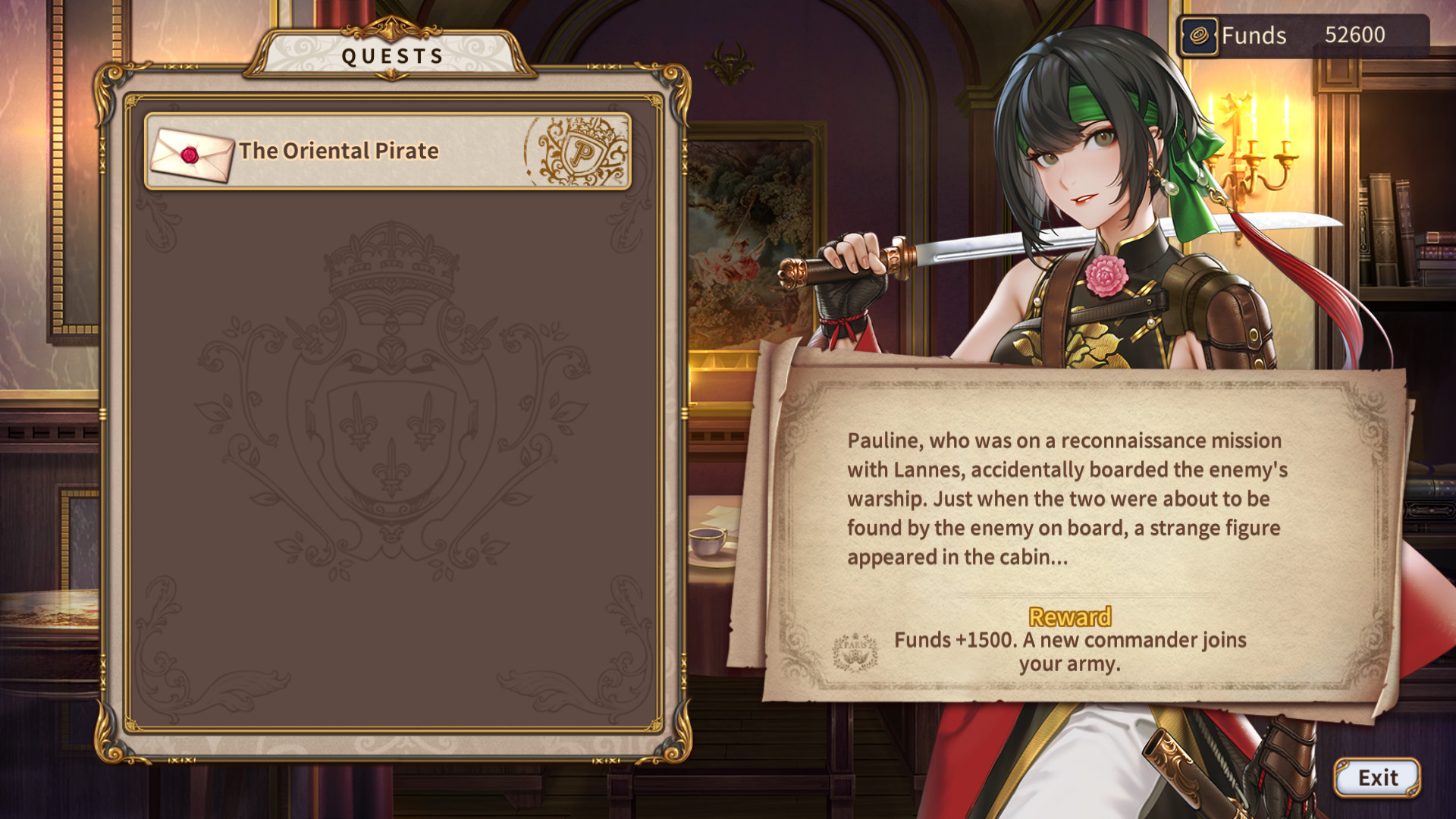 Banner of the Maid - The Oriental Pirate official in-game screenshot 1