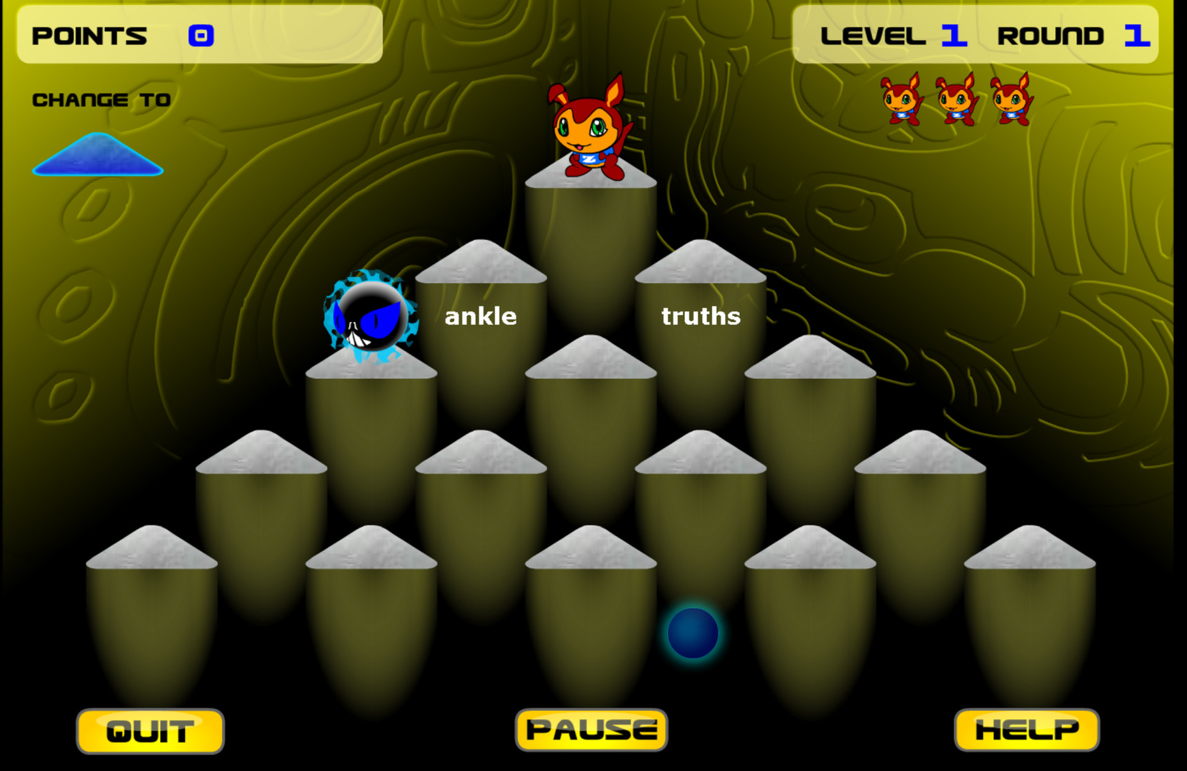 Ziggy's Typing Pyramid official in-game screenshot 1