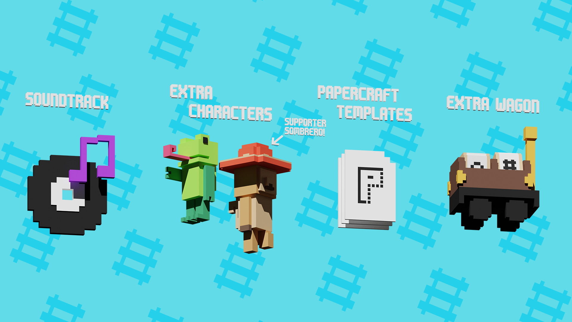Unrailed! - Supporter Pack official in-game screenshot 1