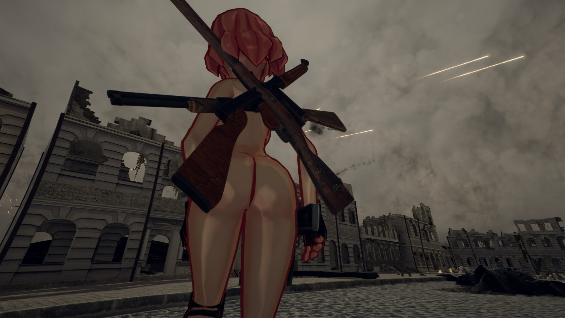 ANIME - World War II - Nudity DLC (18+) official in-game screenshot 1