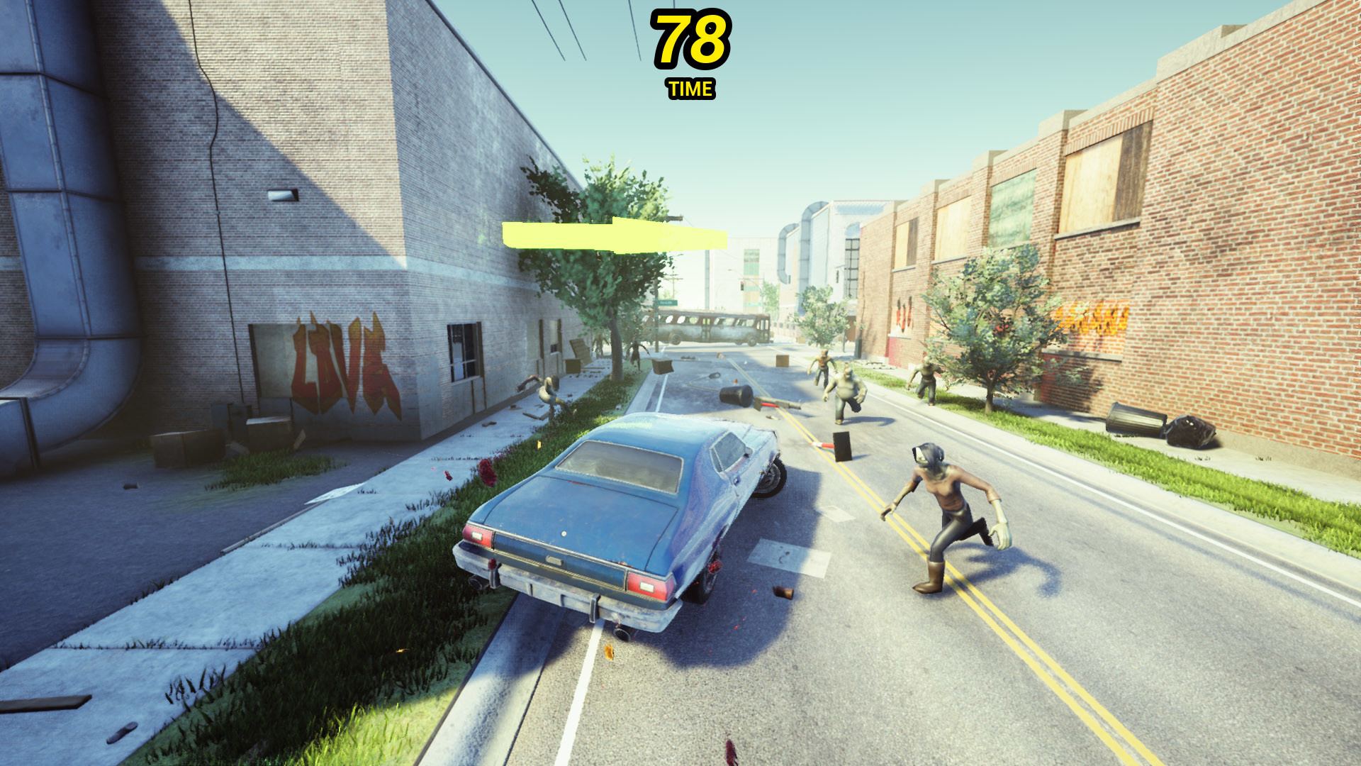 Zombie Road Rider official in-game screenshot 1