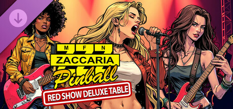 Zaccaria Pinball - Red Show Deluxe Table cover artwork