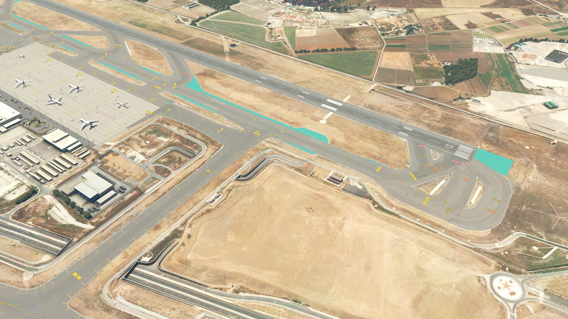 X-Plane 11 - Add-on: Aerosoft - Airport Malaga XP official in-game screenshot 1