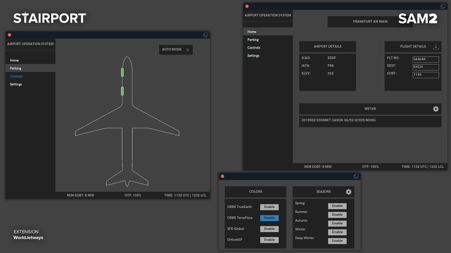 X-Plane 11 - Add-on: SAM WorldJetways official in-game screenshot 1