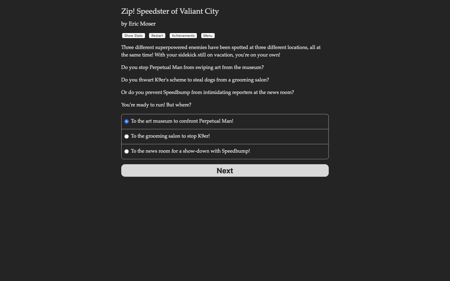 Zip! Speedster of Valiant City official in-game screenshot 1