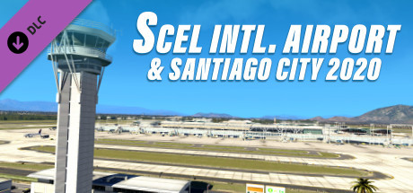 X-Plane 11 - Add-on: Aerosoft - SCEL Intl. Airport & Santiago City 2020 cover artwork