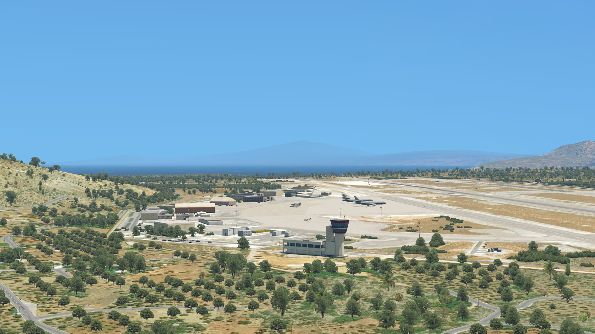 X-Plane 11 - Add-on: Aerosoft - Airport Chania - Ioannis Daskalogiannis official in-game screenshot 1