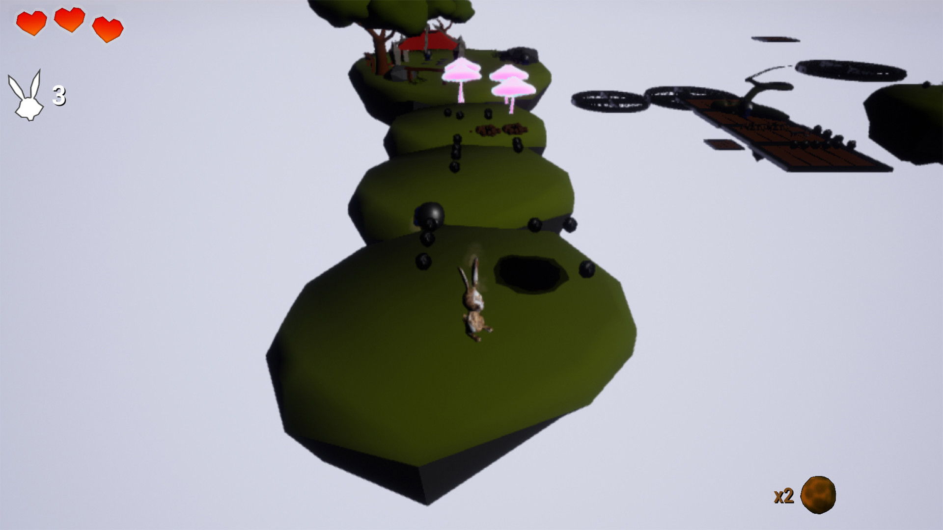 Angry Bunny 2: Lost hole official in-game screenshot 1